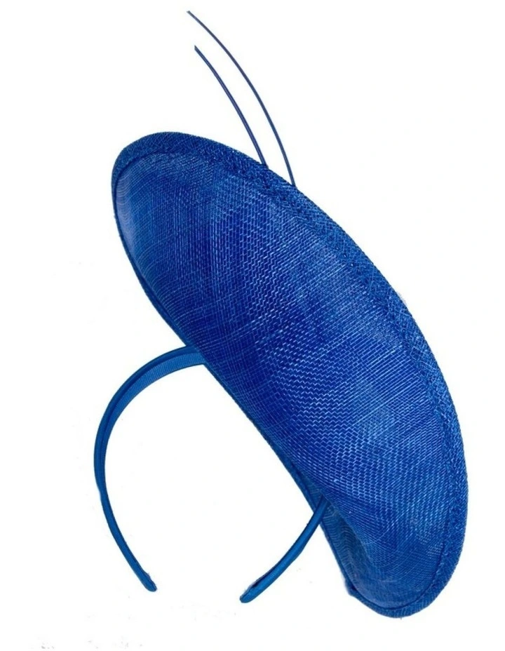 Large Sinamay MA872RB Fascinator in Royal Blue image 4