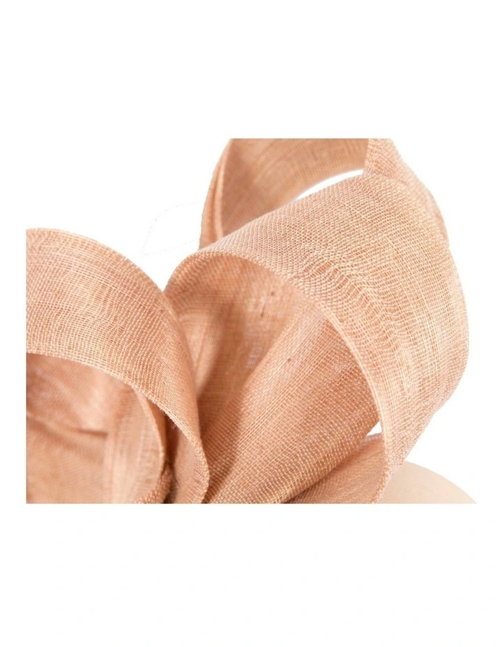 Abaca Loops S288NU Racing Fascinator in Nude image 3