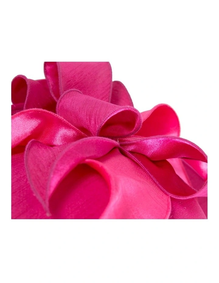 Shantung Plate MA989F Fascinator in Fuchsia image 3