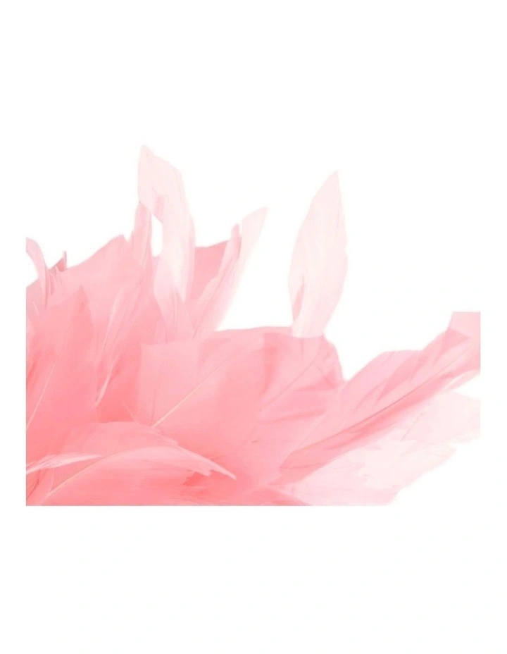 Feather MA893PI Fascinator Headband in Pink image 3