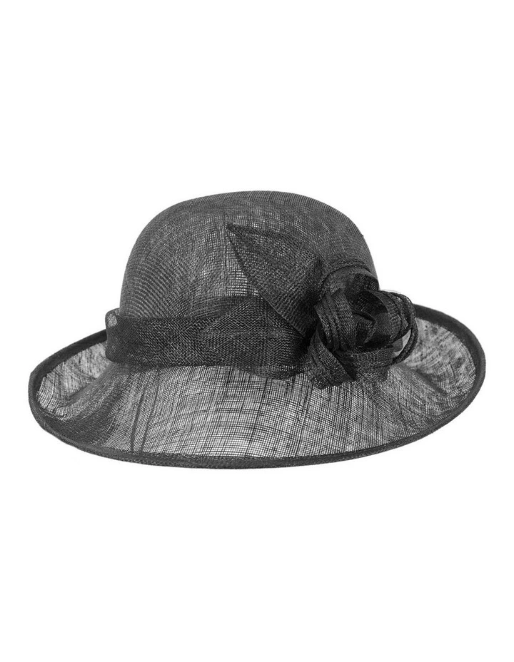 Max Alexander Black Sinamay Cloche Hat MA871 MA871B image 4