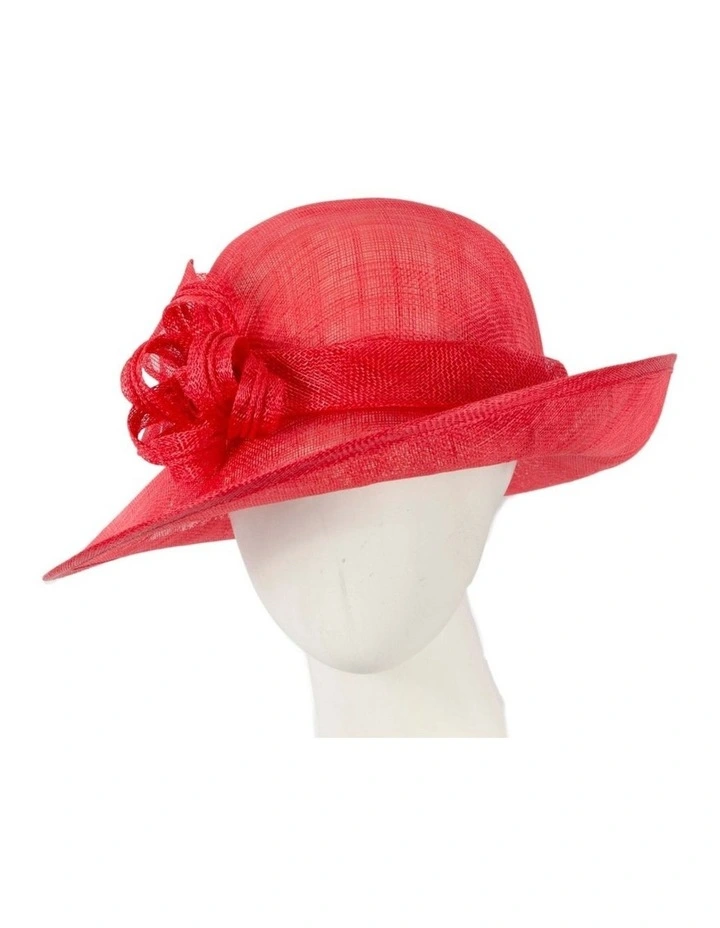 Max Alexander Red cloche hat MA871R - One Size image 2