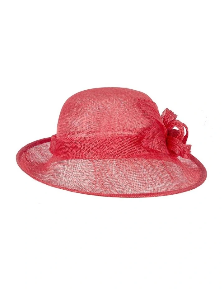 Max Alexander Red cloche hat MA871R - One Size image 6