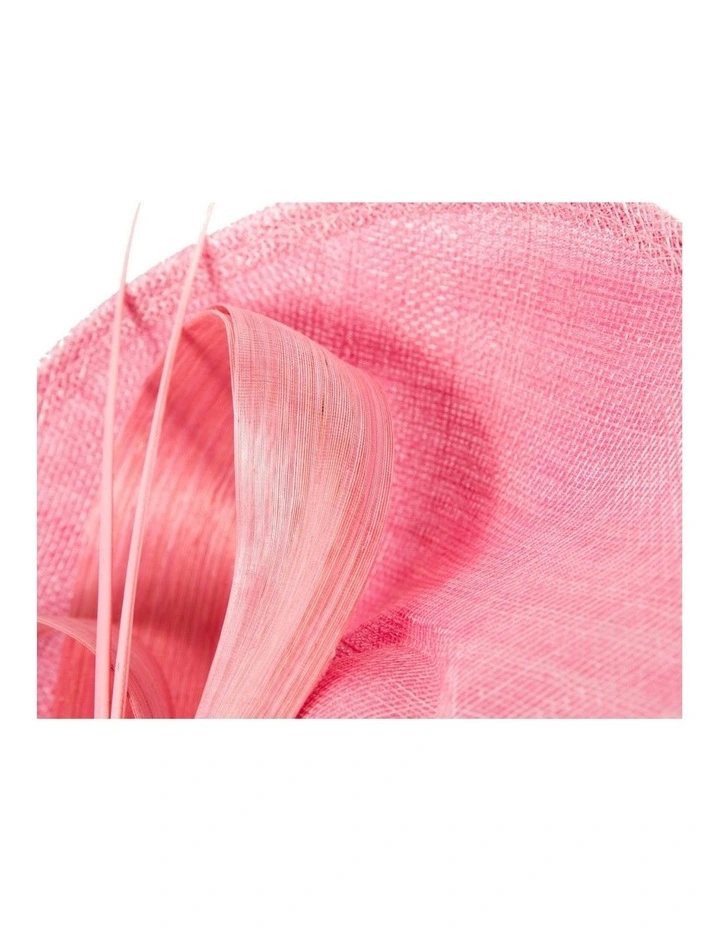 Large Sinamay MA872DP Fascinator Headband in Dusty Pink image 3