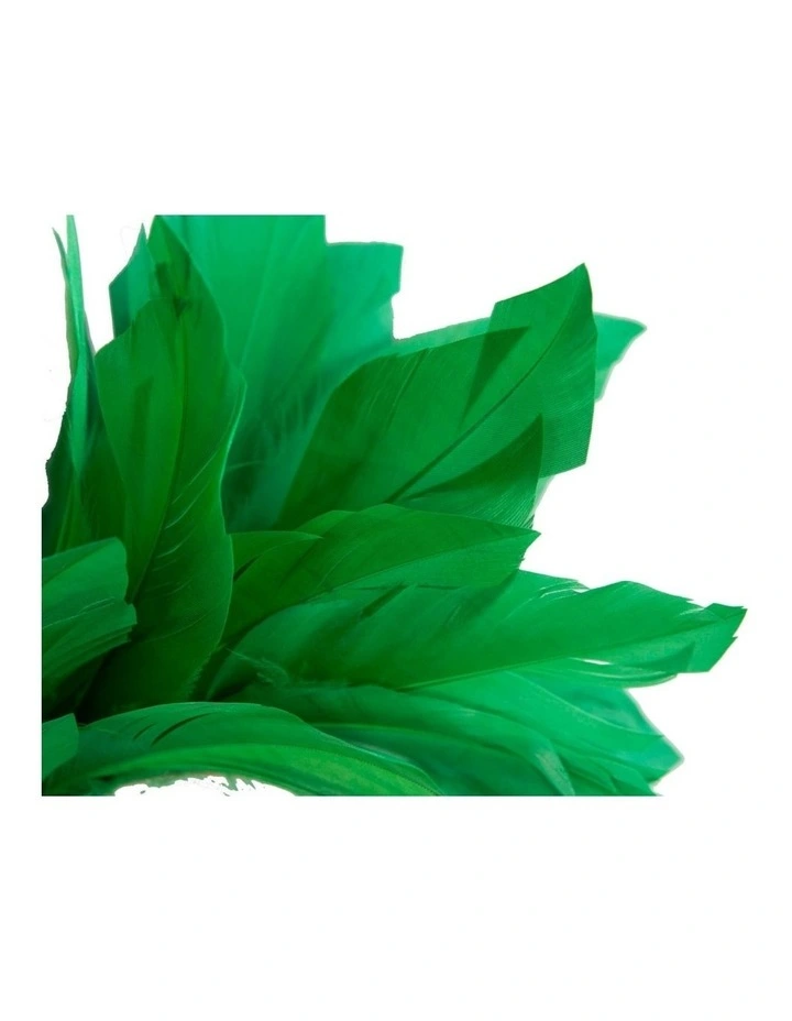 Feather MA893GRN Fascinator Headband in Green image 3