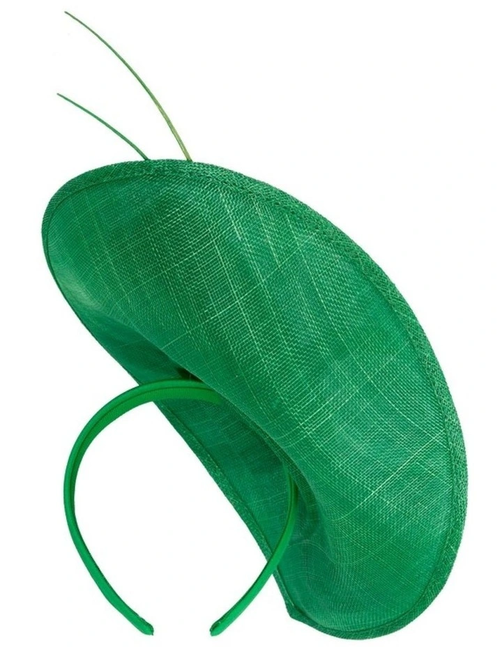 Large Sinamay MA872GRN Fascinator Headband in Green image 4