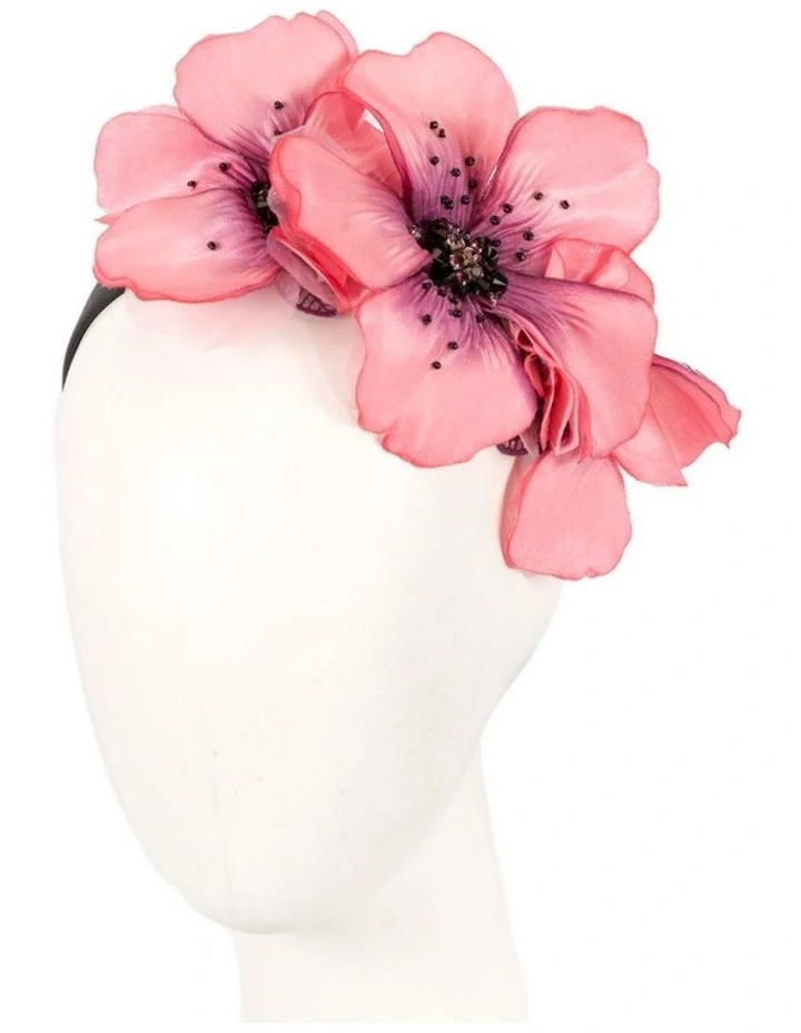 Exclusive Flower S257PI Headband Fascinator in Pink Multi-Tone image 2