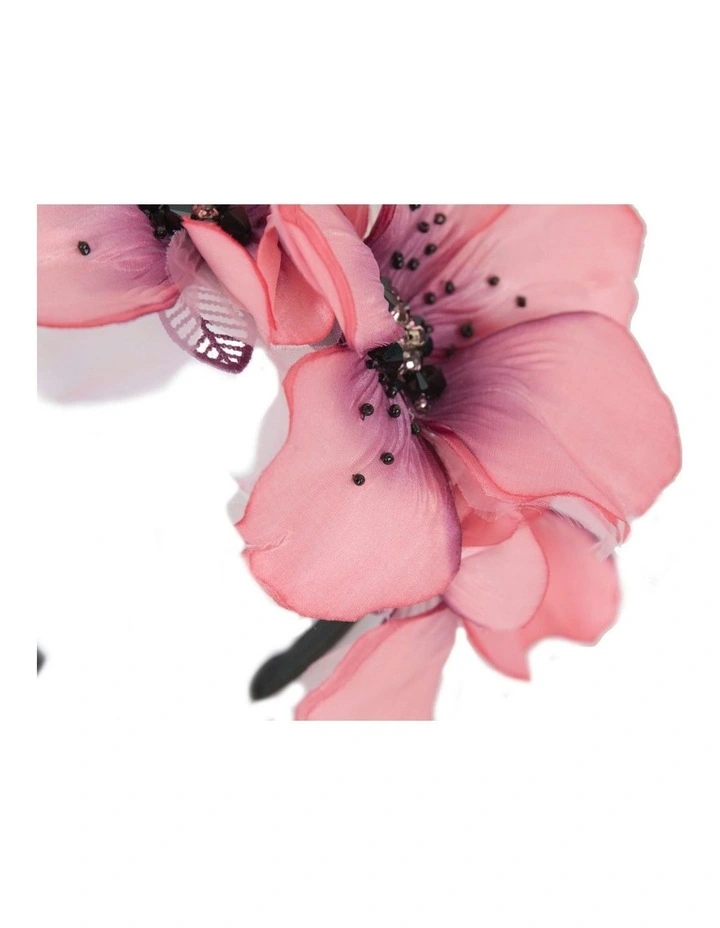 Exclusive Flower S257PI Headband Fascinator in Pink Multi-Tone image 3