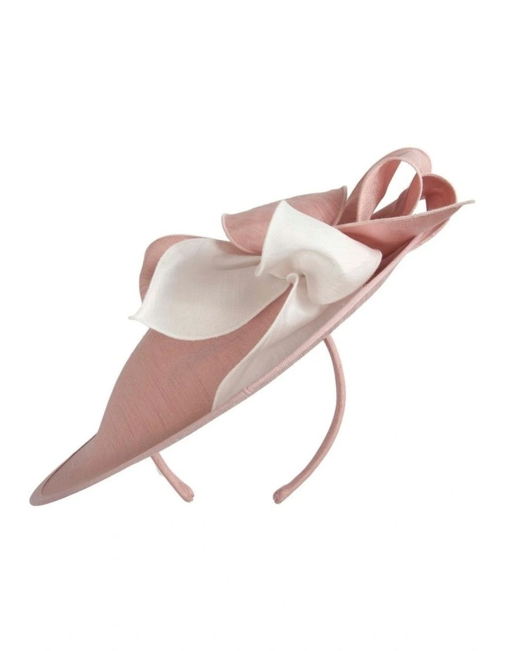 Shantung Plate MA989PIC Fascinator in Pink image 4