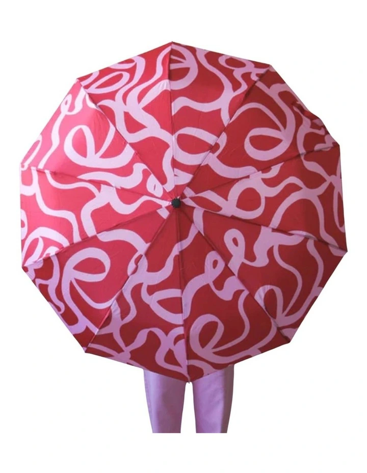 Ribbon Umbrella in Red image 1