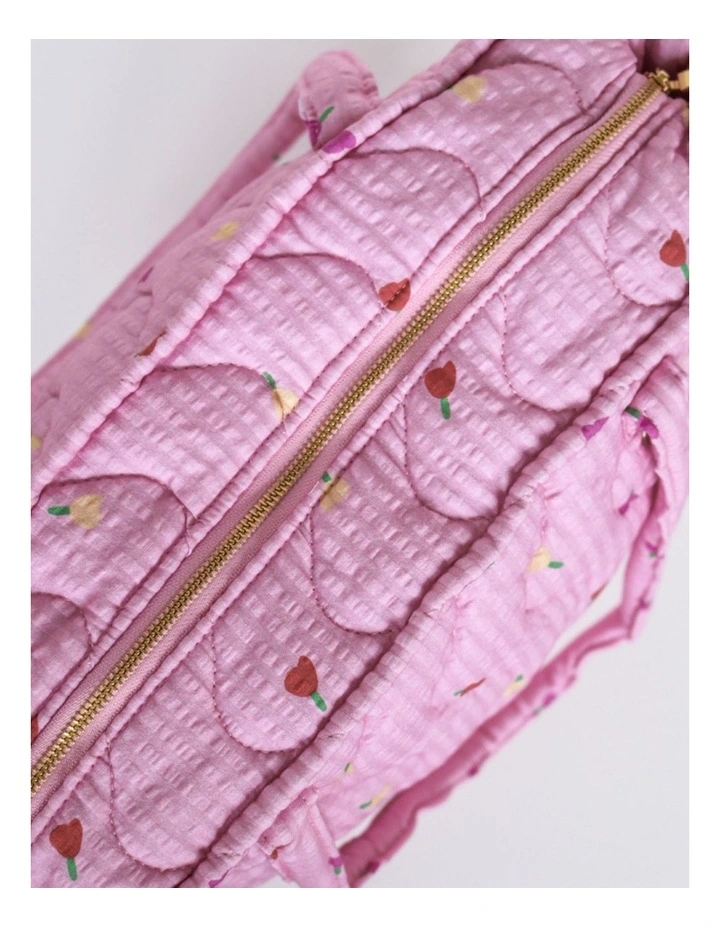 Forget Me Not Quilted Bag in Peony image 2