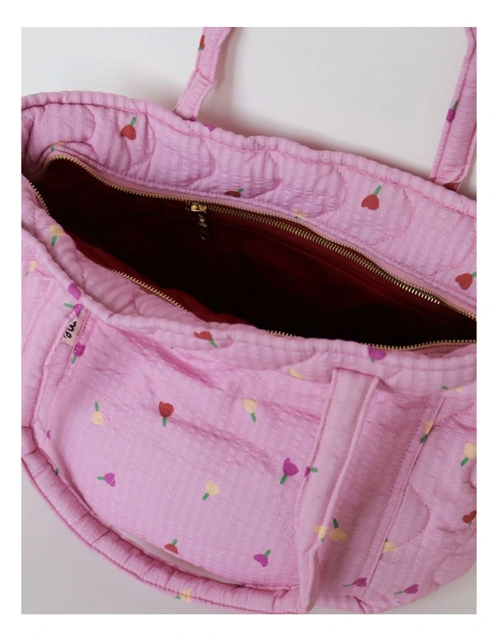 Forget Me Not Quilted Bag in Peony image 7