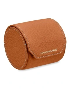 The Watch Roll in Pecan Brown