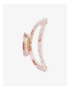 Cami Acrylic Metal Claw Clip in Pink