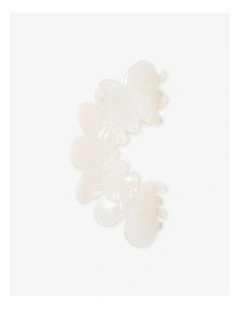 Bubble Hair Claw Clip in Ivory