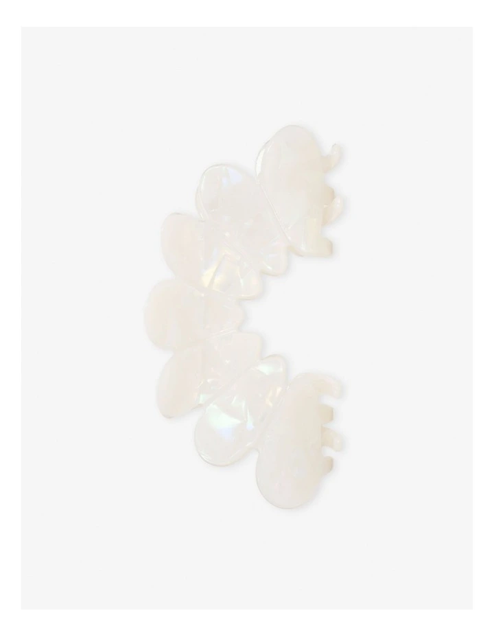 Bubble Hair Claw Clip in Ivory image 1