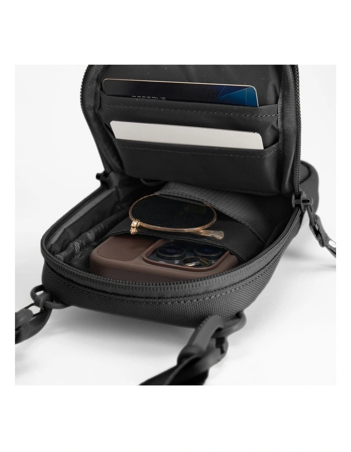 A.R.C Small Crossbody Bag INCO400721-BLK in Black image 2