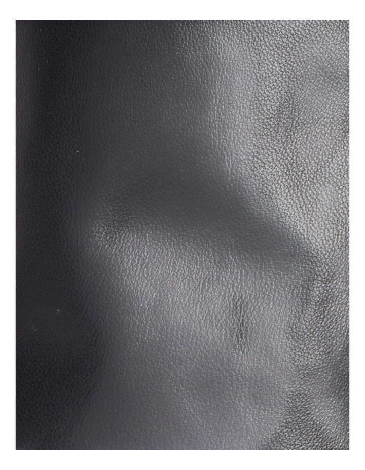 Anya Lambskin Leather Long Opera Gloves in Black image 7