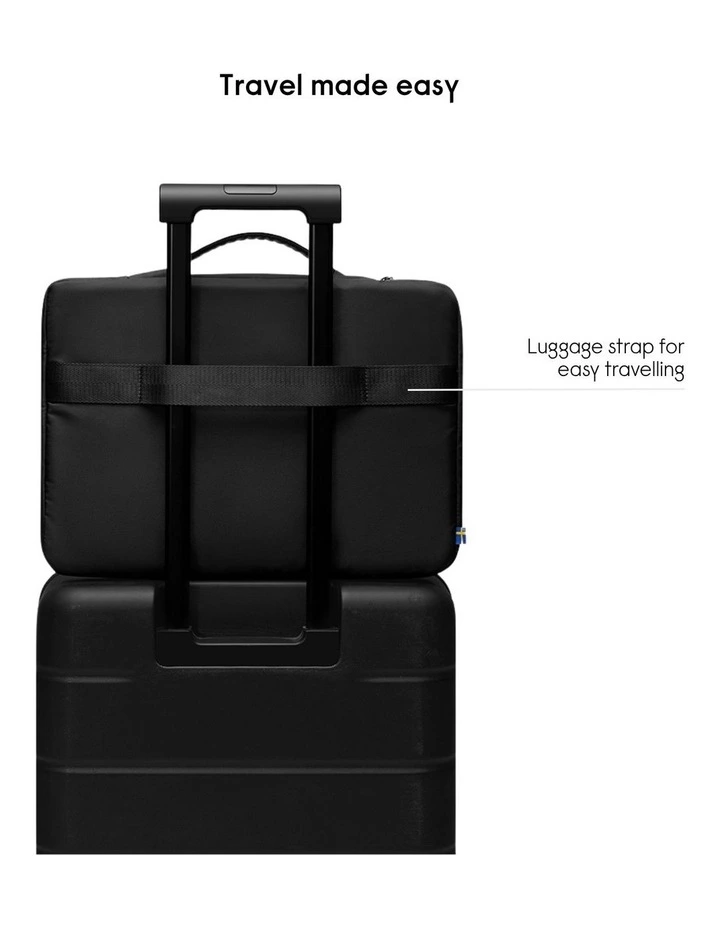 Gaston Luga Dsh Protective Cushion Slim Briefcase for 15/16 Laptop - Black image 4