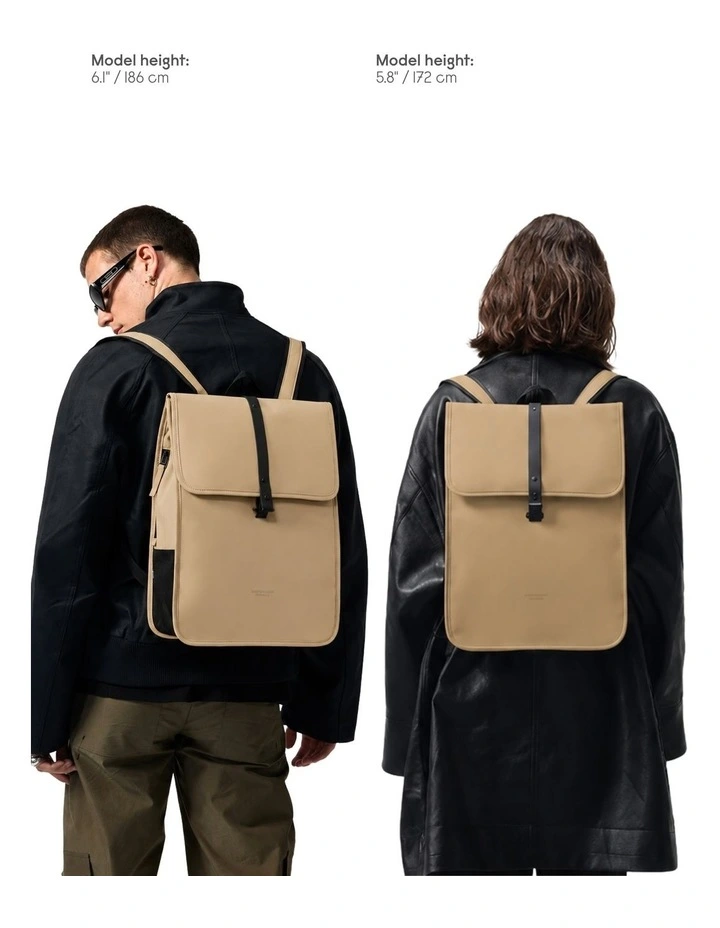 Gaston Luga Dsh (13L) Waterproof 14 Laptop Backpack  - Latte image 6