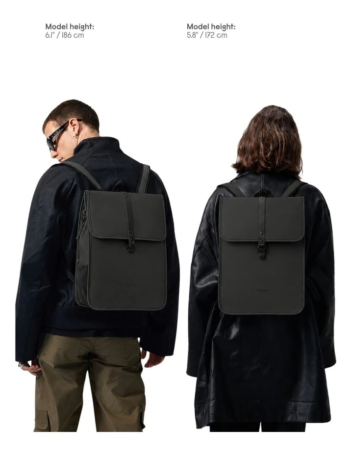 Gaston Luga Dsh (13L) Waterproof 14 Laptop Backpack  - Black image 6