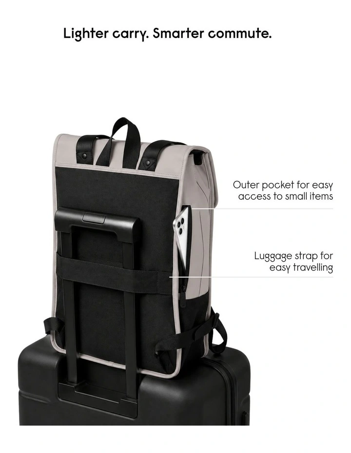 Gaston Luga Dsh (13L) Waterproof 14 Laptop Backpack - Taupe image 4