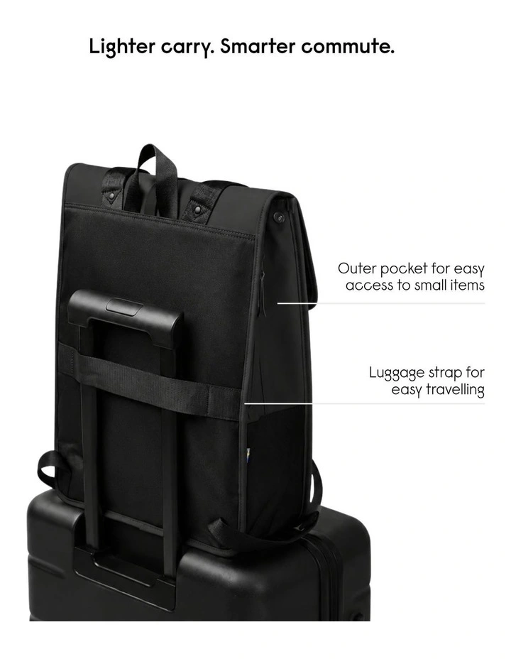 Gaston Luga Dsh (18.5L) Waterproof 16 Laptop Backpack  - Black image 4