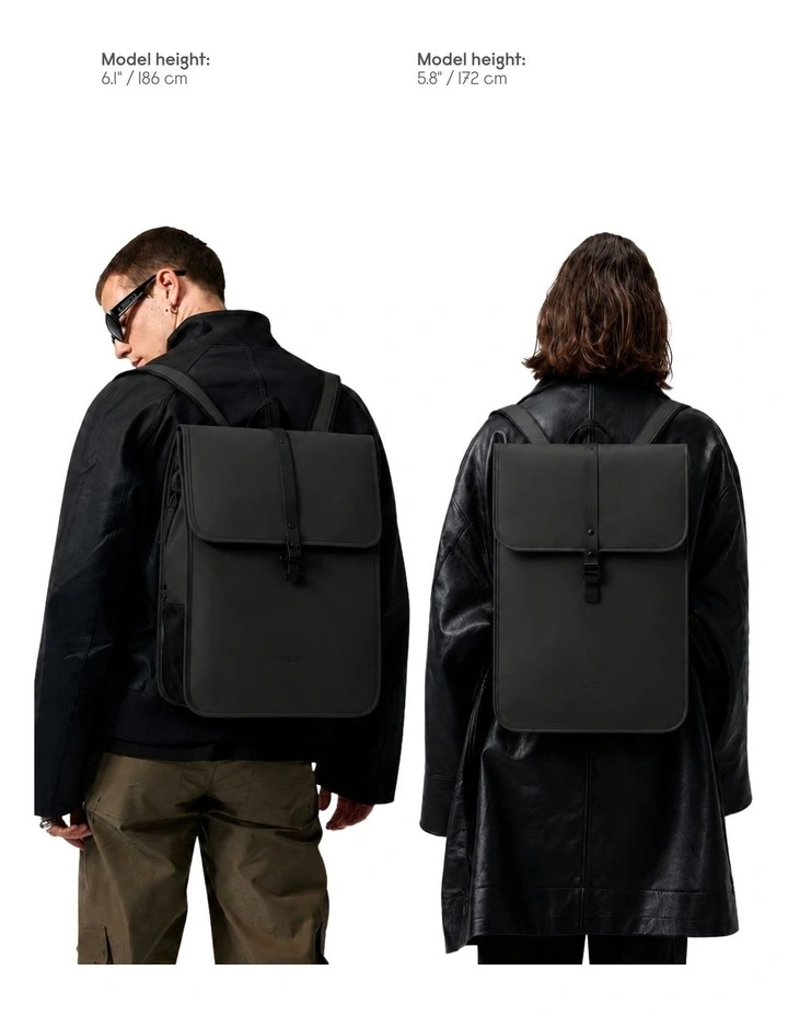 Gaston Luga Dsh (18.5L) Waterproof 16 Laptop Backpack  - Black image 6