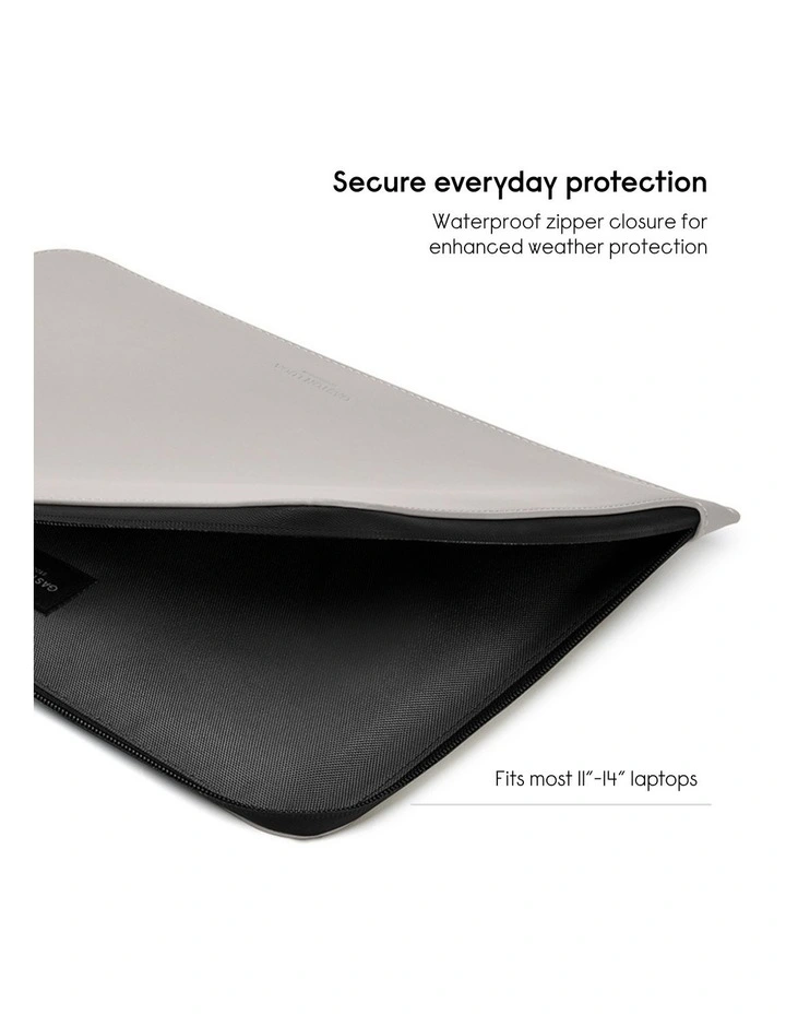 Gaston Luga Dsh Protective Padded Sleeve for 13/14 Laptop - Taupe image 4