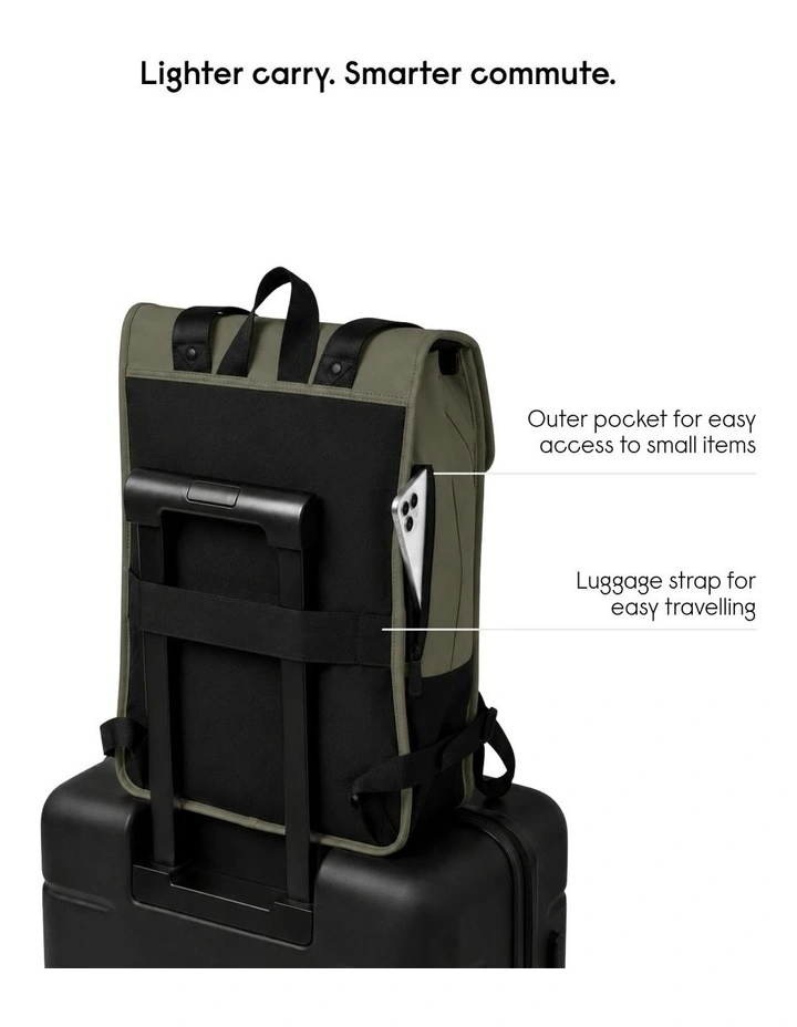 Gaston Luga Dsh (13L) Waterproof 14 Laptop Backpack  - Olive image 4