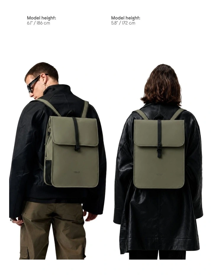 Gaston Luga Dsh (13L) Waterproof 14 Laptop Backpack  - Olive image 6