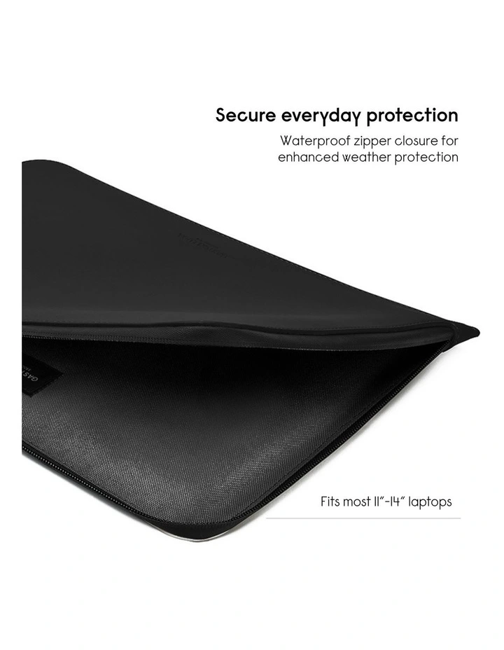 Gaston Luga Dsh Protective Padded Sleeve for 13/14 Laptop - Black image 4
