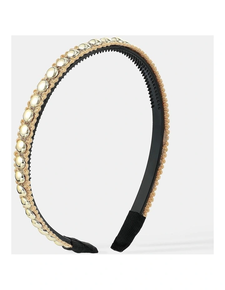 Elaine Stud Skinny Headband - Champagne image 1