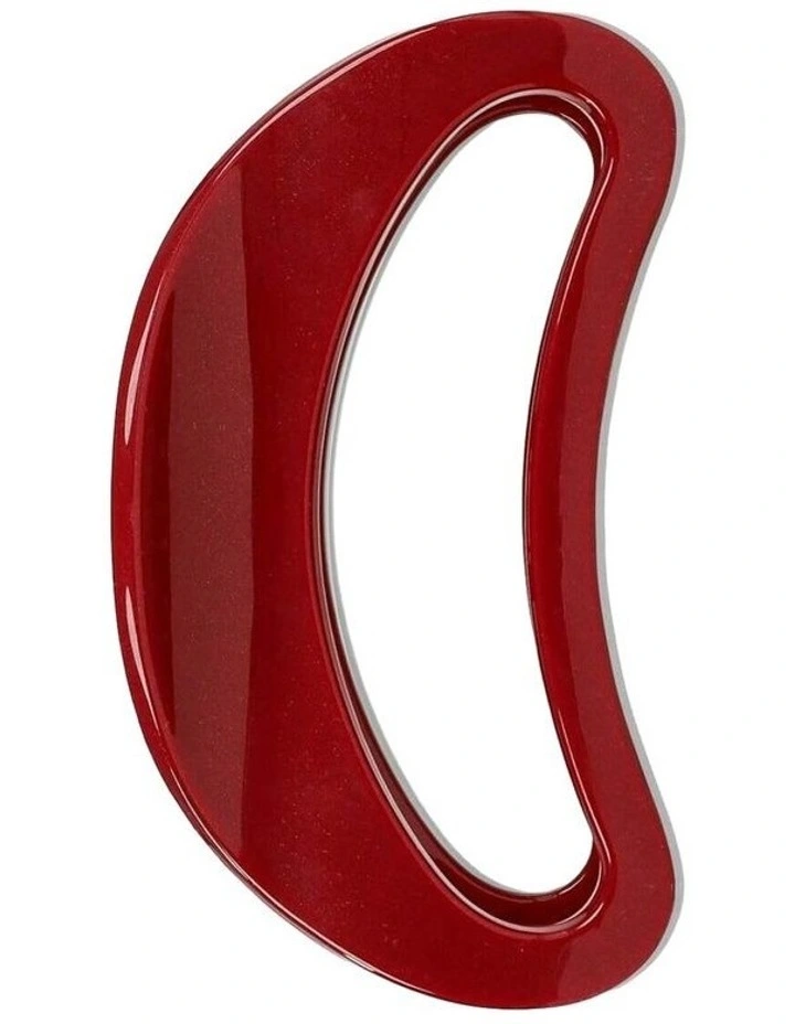 Ruby Oval Hair Claw Clip - Red image 1