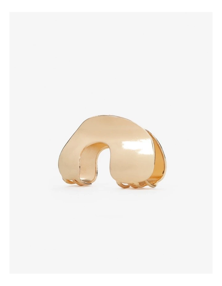 Colette Metal Hair Claw Clip - Gold image 1