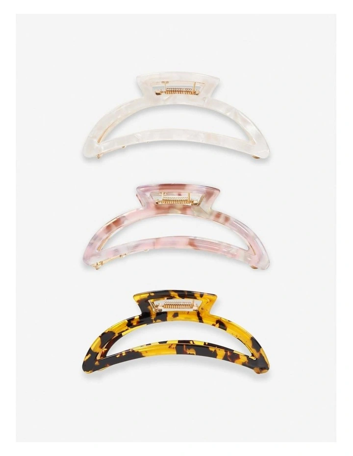 Cami Acrylic Metal Claw Clip - Tort image 2