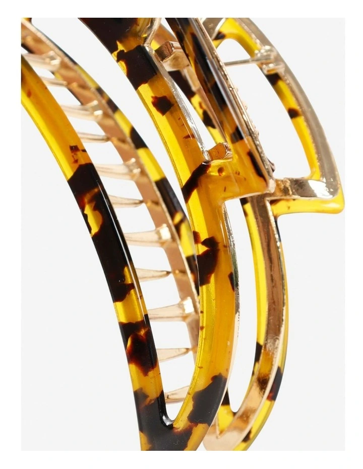 Cami Acrylic Metal Claw Clip - Tort image 3