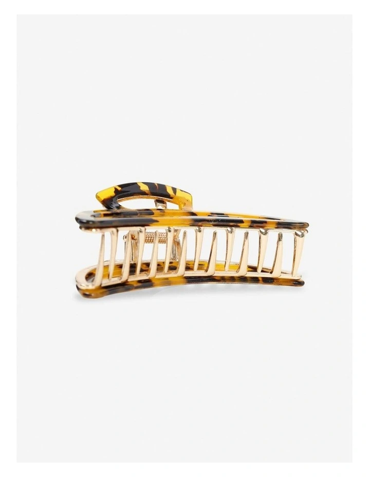 Cami Acrylic Metal Claw Clip - Tort image 4