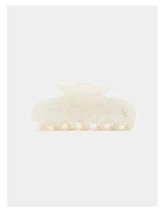 Petite Hair Claw Clip - Ivory