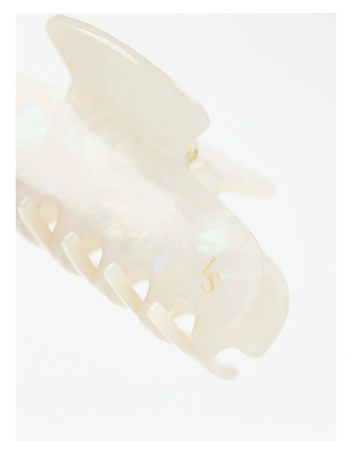 Petite Hair Claw Clip - Ivory image 2