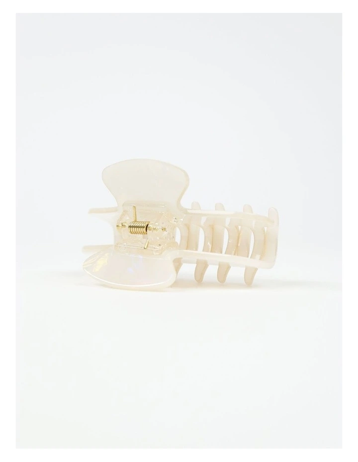 Petite Hair Claw Clip - Ivory image 3