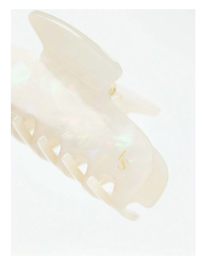 Petite Hair Claw Clip - Ivory image 4