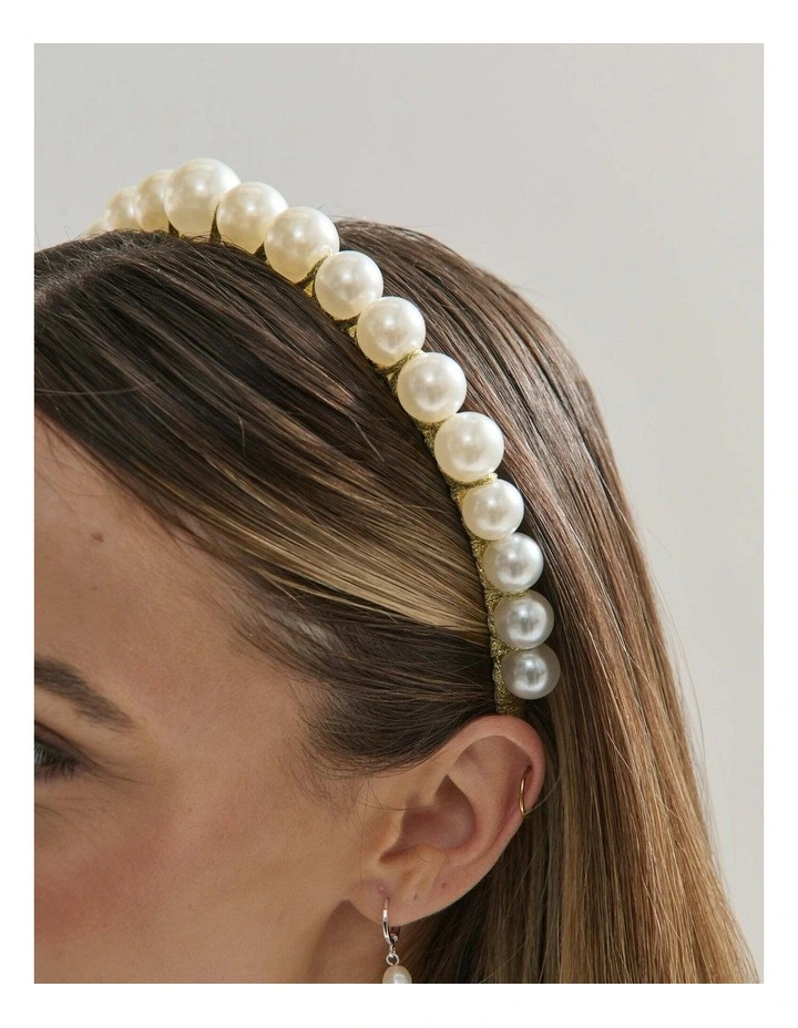 Emma Pearl Statement Headband image 4