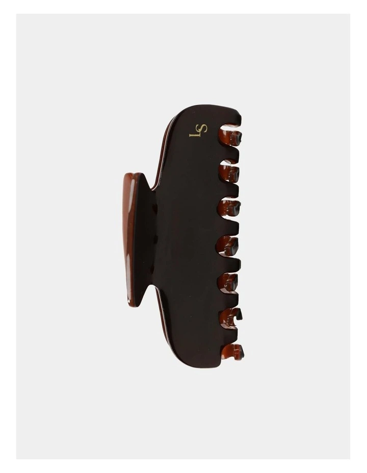 Petite Hair Claw Clip - Brown image 1