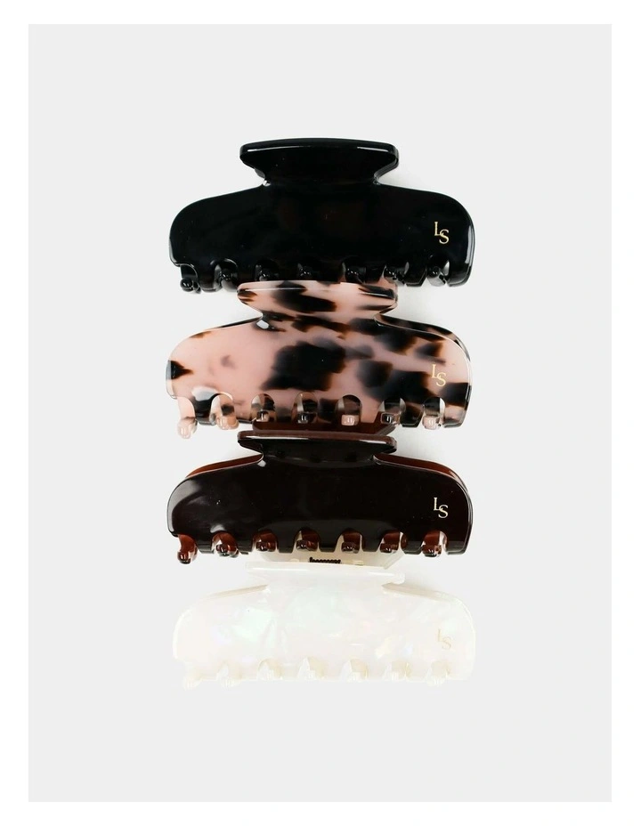 Petite Hair Claw Clip - Brown image 2