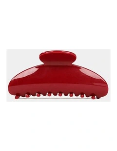 Ruby Hair Claw Clip - Red