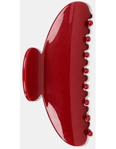 Ruby Hair Claw Clip - Red