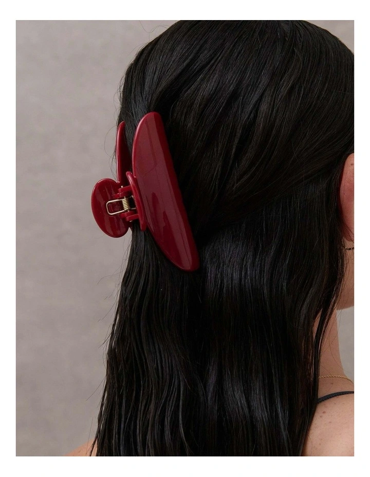 Ruby Hair Claw Clip - Red image 2