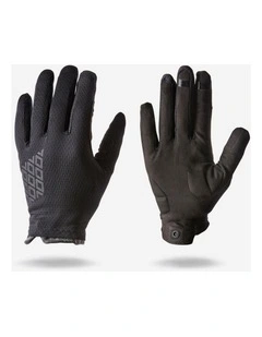 Decathlon | 100 Breathable Mountain Bike Gloves-Black