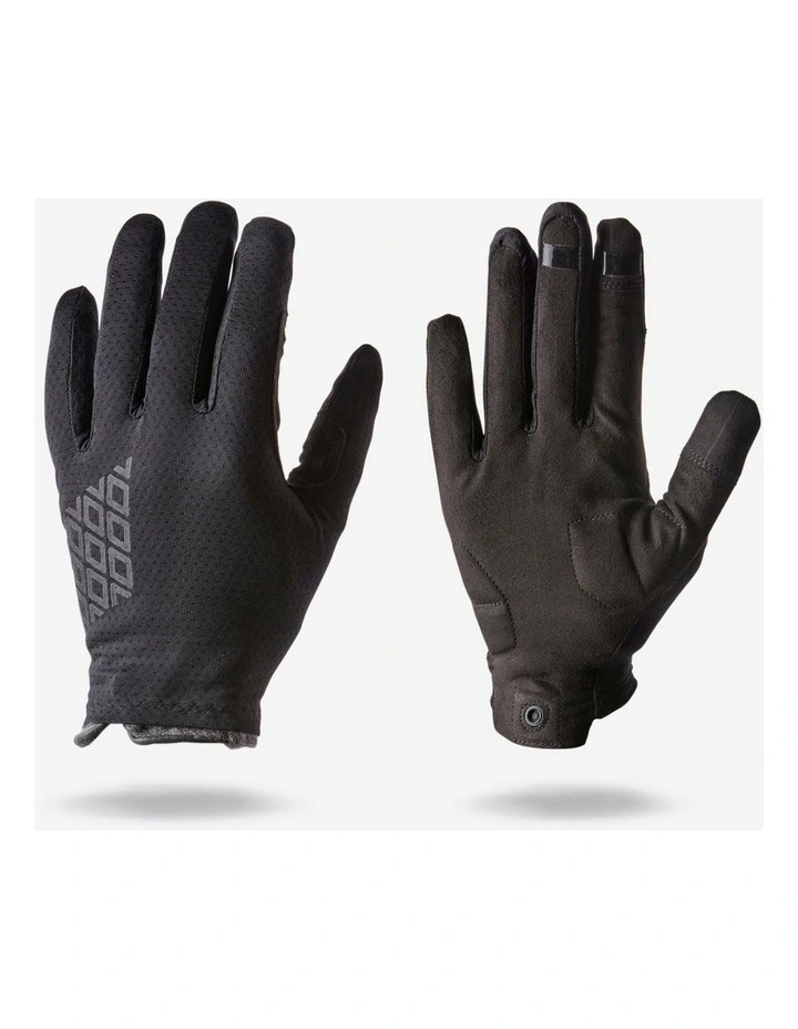 Decathlon | 100 Breathable Mountain Bike Gloves-Black image 1